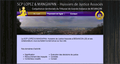 Desktop Screenshot of huissier-besancon25.com